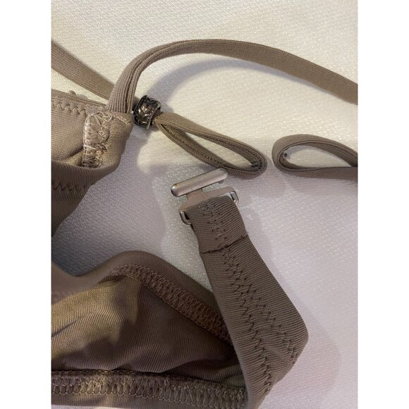 KENZO Tan Nude Two Piece Bikini Set Top Sz 34C + Bottom Sz 12 Bathing Suit - Picture 13 of 16